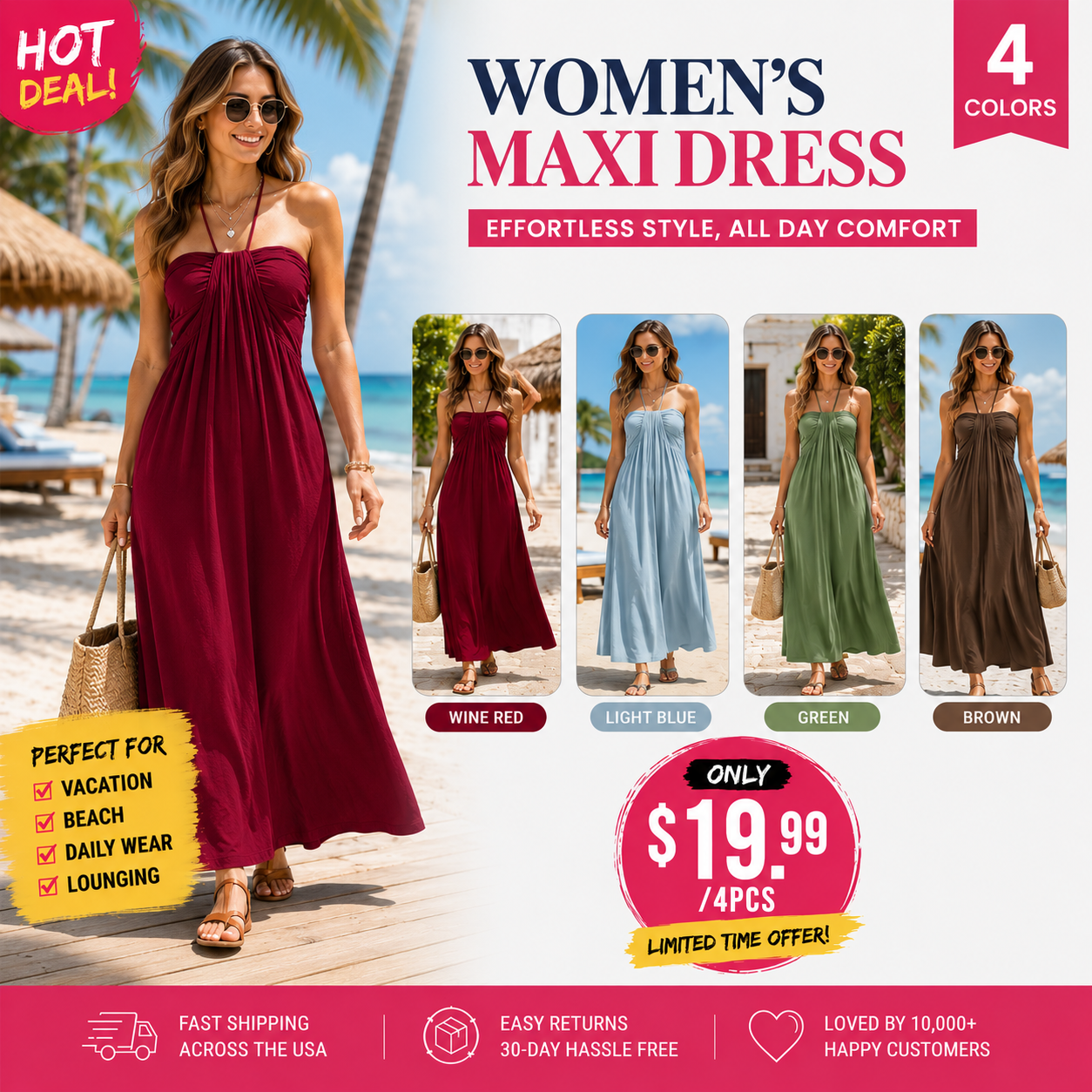 💕 The Maxi Dress Women Can't Stop Wearing This Summer✨☀️